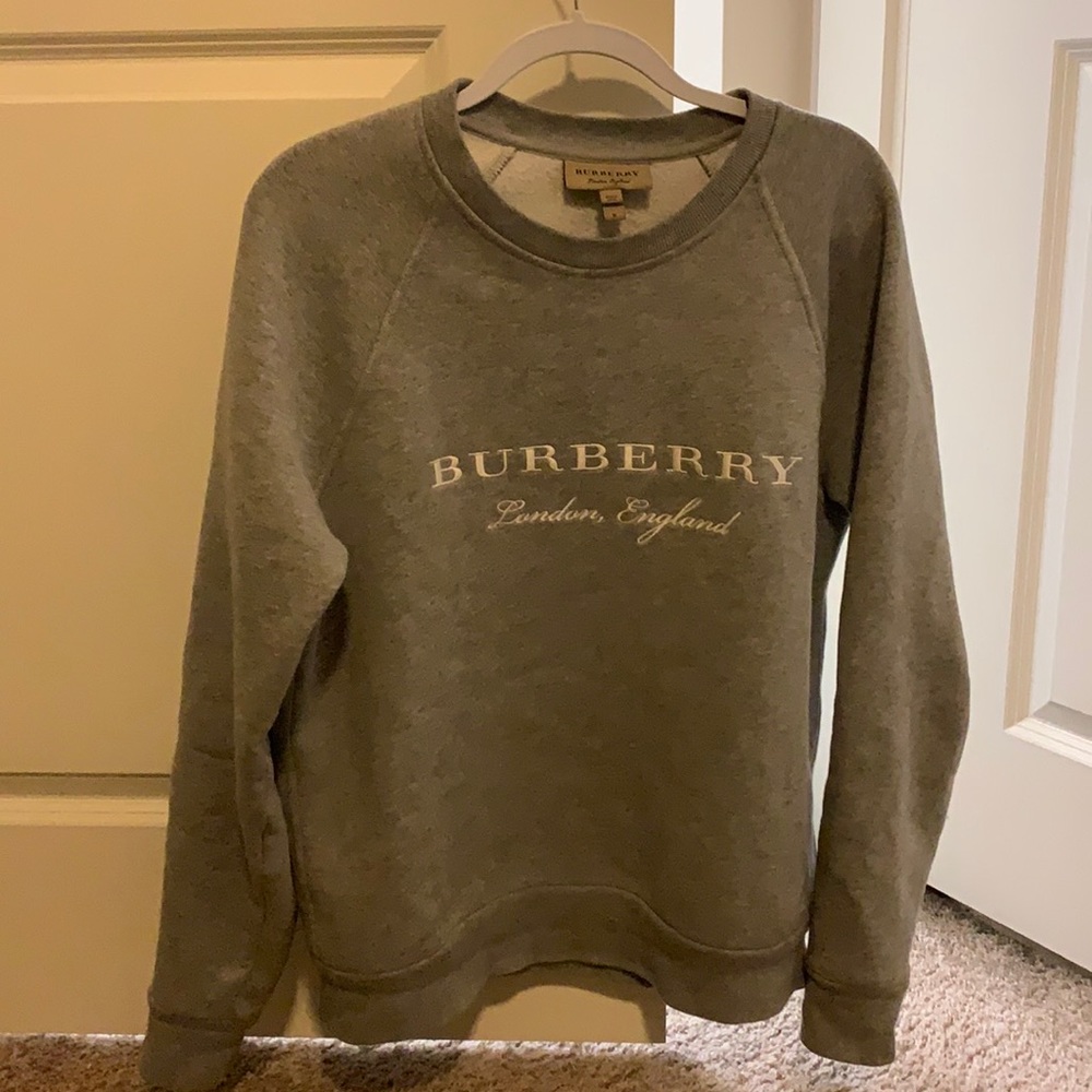 Burberry Embroidered Crewneck Sweatshirt